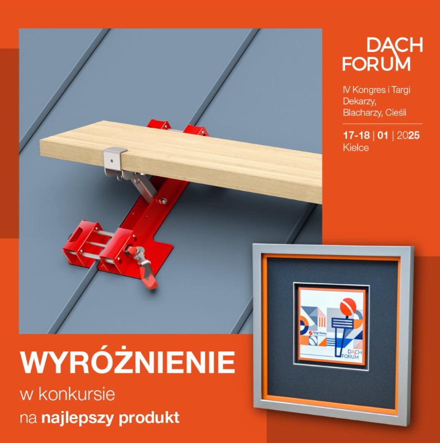 CLAMPINE by CEDA - Wyróżnienie w konkursie na najlepszy produkt Targów DACH FORUM 2025 